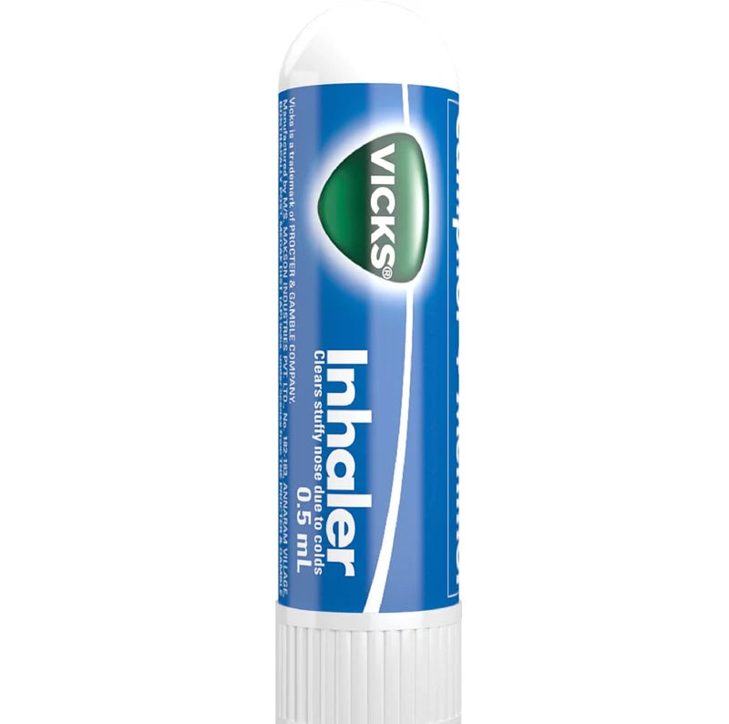 Vicks Nasal Inhaler for Nasal Congestion Cold Allergy Blocked Nose Stick 6 Pcs
