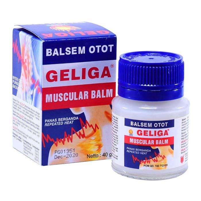 Geliga Muscular Balm Neck Muscle Pain Relief Balsem Otot Geliga