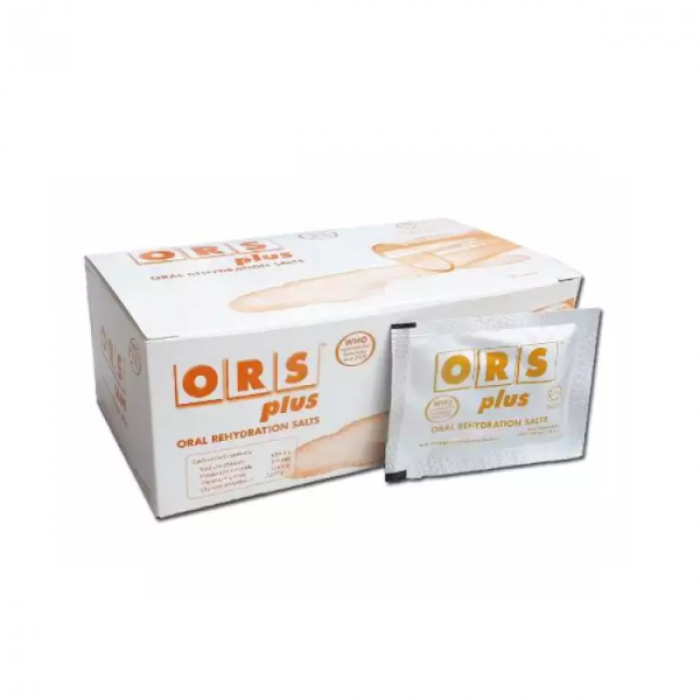 Oral Rehydration Salts ORS Orange Flavour 50 Packs Per Box