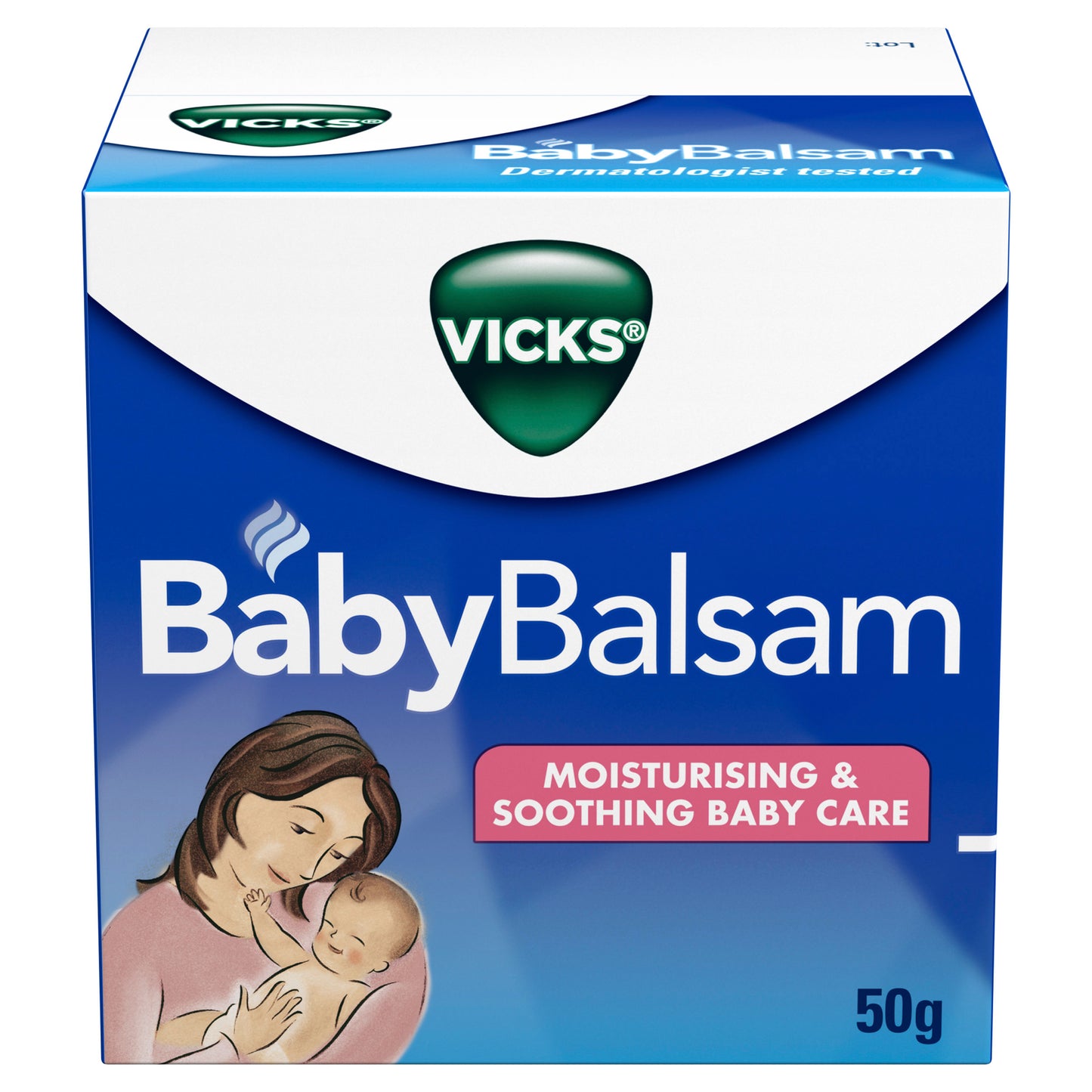 Vicks Baby Balsam for Baby Cold Cough Congestion Sleep Aid 50g Original x 3