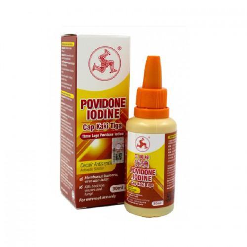 Three Legs Povidone Iodine 30ml - iRFA.COM