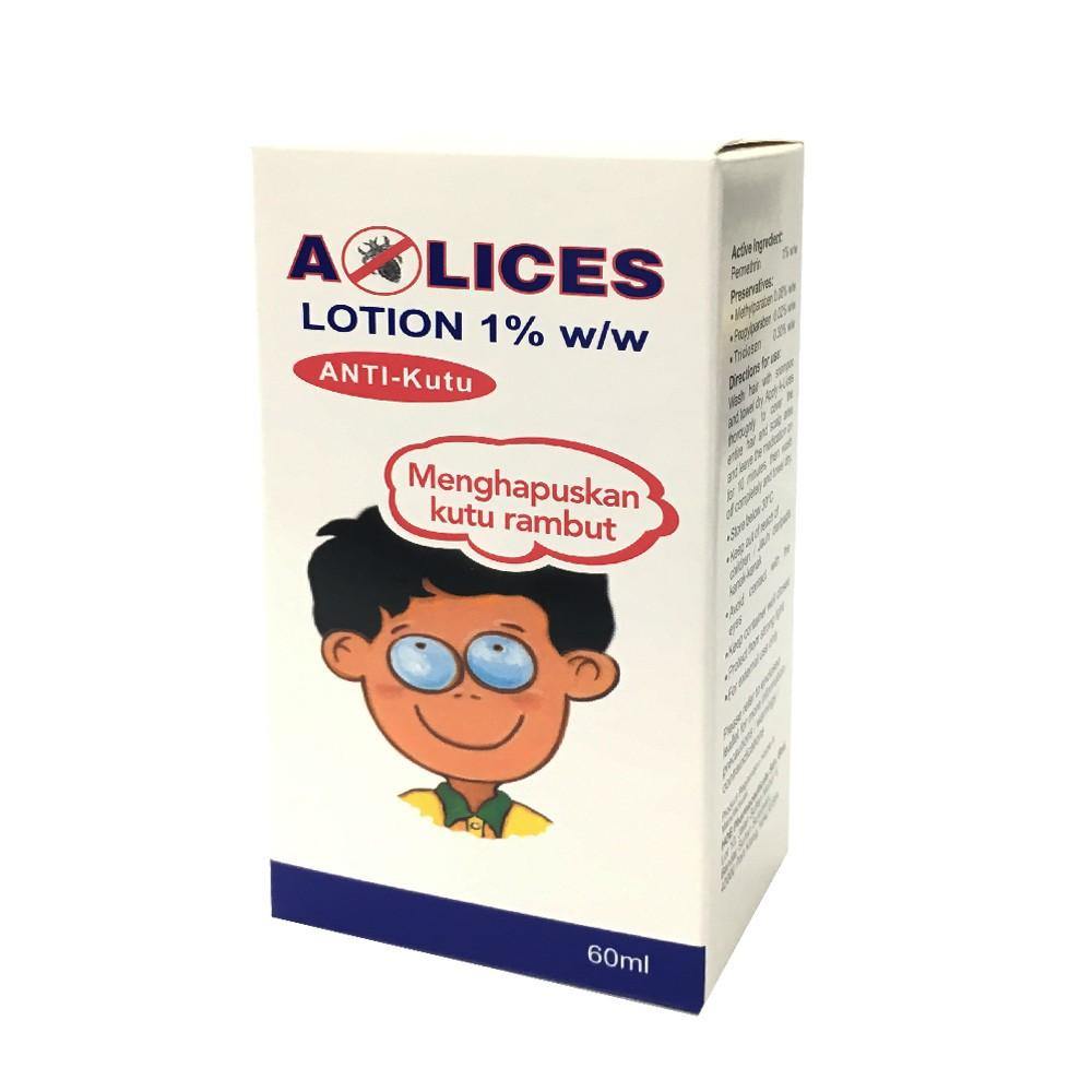 A-Lices Lotion 1% w/w Anti-Lice Treatment 60ml Kills Head lice & Crab Lice - iRFA.COM