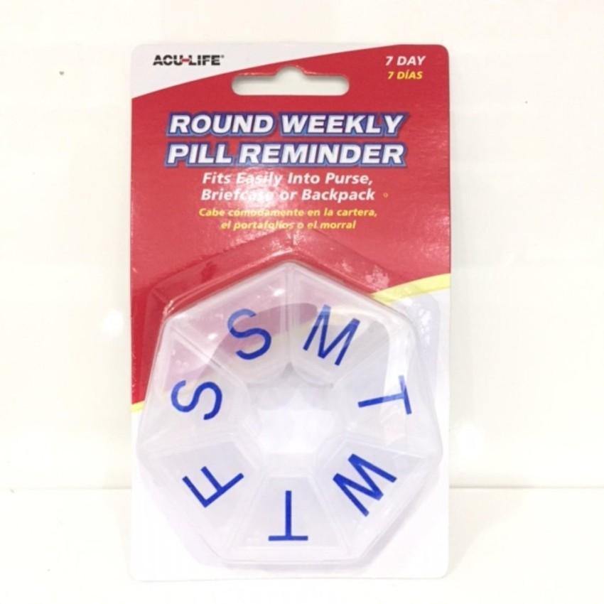 Acu-Life Round Weekly Pill Reminder - iRFA.COM