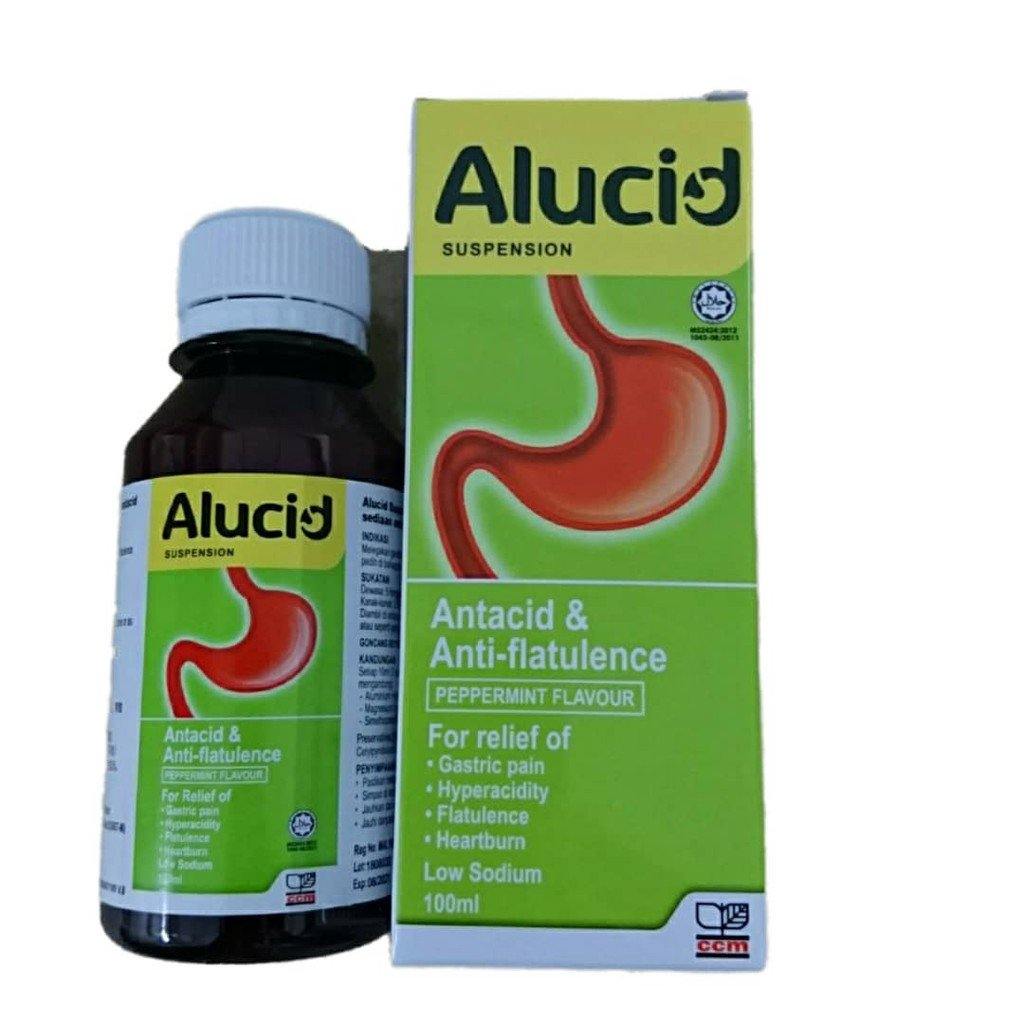 Alucid 100ML- Recommended for Gastric or Acid Reflux - iRFA.COM
