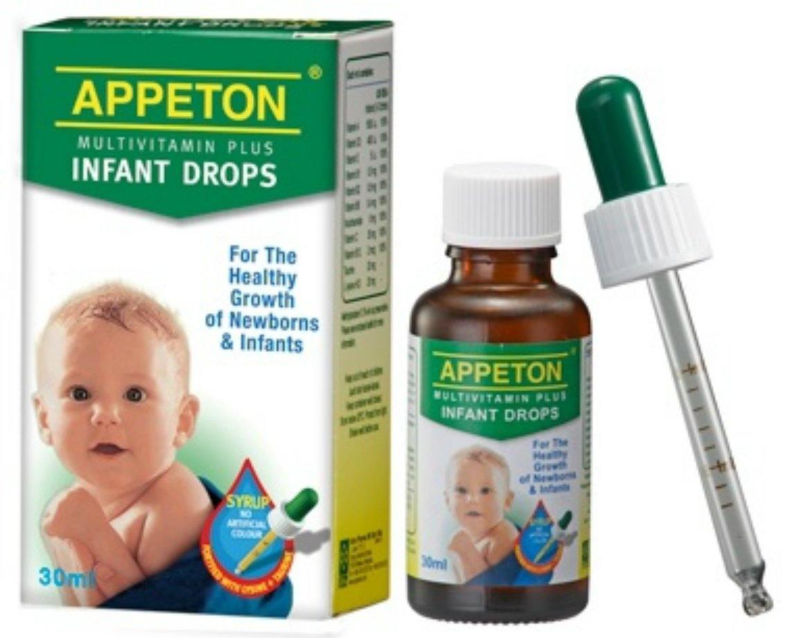 Appeton Multivitamin Infant Drops 30ml for Babies Weight Gain Growth - iRFA.COM