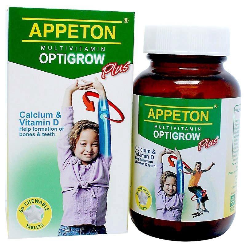 Appeton Multivitamin Optigrow Plus Chewable Tablets 60's - iRFA.COM