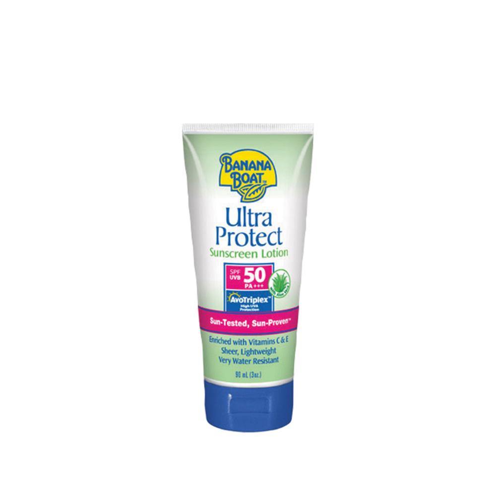 BANANA BOAT Sun Ultra Protect Suncreen Lotion SPF 50 90ml -UVA and UVB rays - iRFA.COM