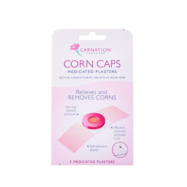 Carnation Corn Caps Plaster 5pieces X 2packs , Removes Corn & Callous