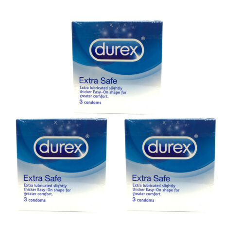 Durex Extra Safe 3pc X 3 Packs