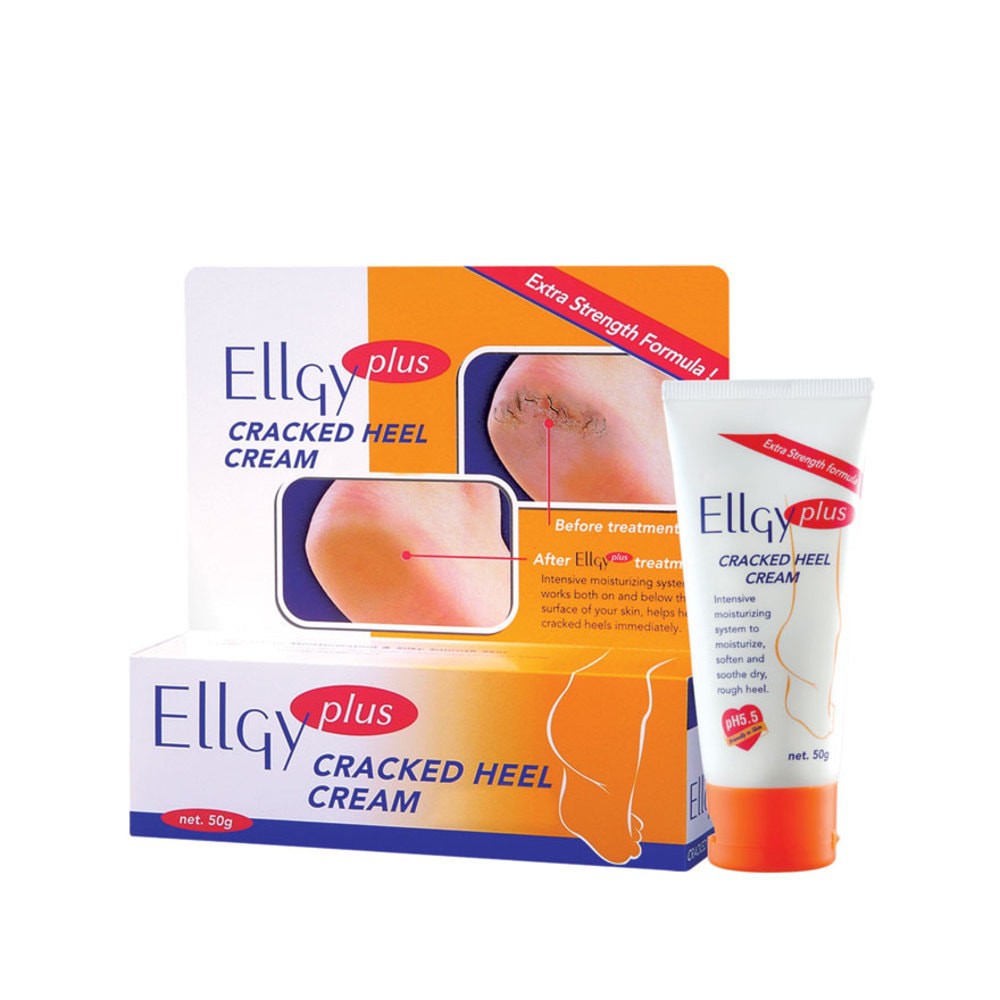 Ellgy Plus Cracked Heel Cream 50G Suitable For Diabetic Foot Care Dry Skin On Feet