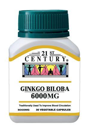 21st Century Ginkgo Biloba 6000mg - iRFA.COM