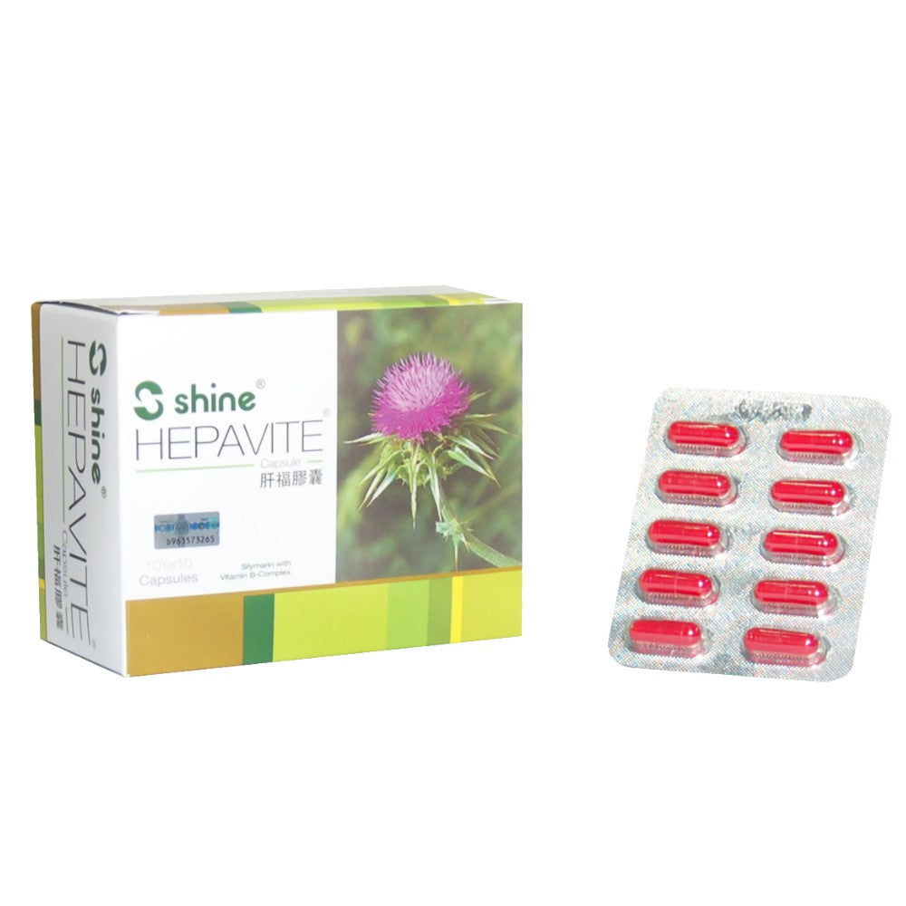 Hepavite Milk Thistle Supplement Liver Tonic Detox 100 Capsules