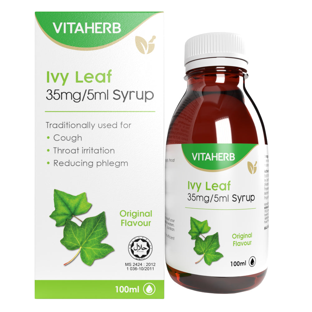 Ivy Leaf Cough Syrup 35mg/5ml Used For Cough and Reducing Phlegm