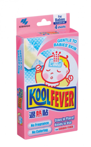 Kool Fever Cooling Gel Sheets Babies 2 Sheets x 6 - iRFA.COM