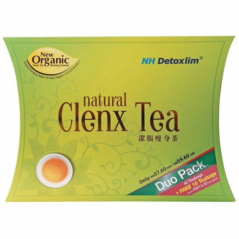 Nh Detoxlim Clenx Tea for Natural Weight Loss & Detox 55 Sachets - iRFA.COM