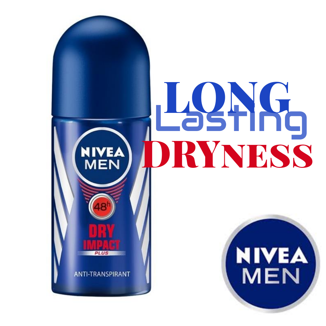 Nivea Men Deodorant Dry Impact Plus 48H 50ML - iRFA.COM