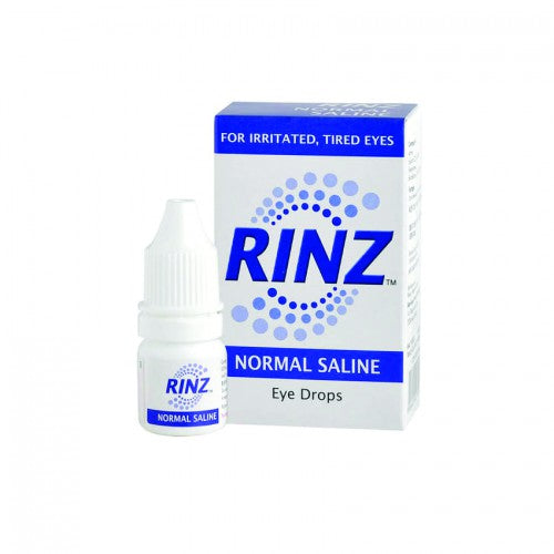 Normal Saline Sodium Chloride Eye Drops 5ml Soothe Irritated Eyes x 6