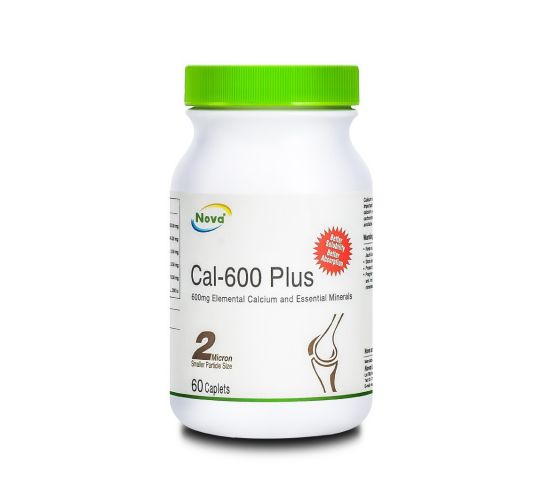 Nova Calcium 600 Plus Vitamin D3 60 Caplets