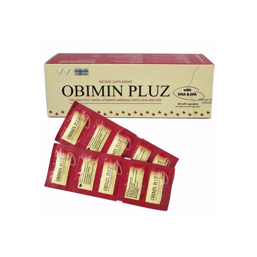 Obimin Plus Pre & Post Natal Vitamin with DHA & EPA 30S Suitable For Anemia