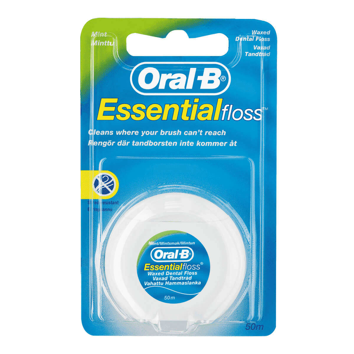 Oral B Dental Floss Mint Floss Waxed 50 M | Dental Mint Floss Healthy Gum