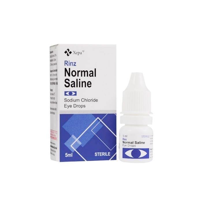 Rinz Normal Saline Drops 5ml X 10 bottles (Sodium Chloride 0.9%) - iRFA.COM