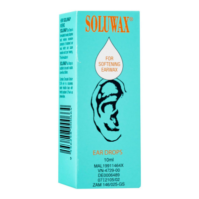 Soluwax Ear Wax Drop 10ml (Remove Ear Wax ) - iRFA.COM