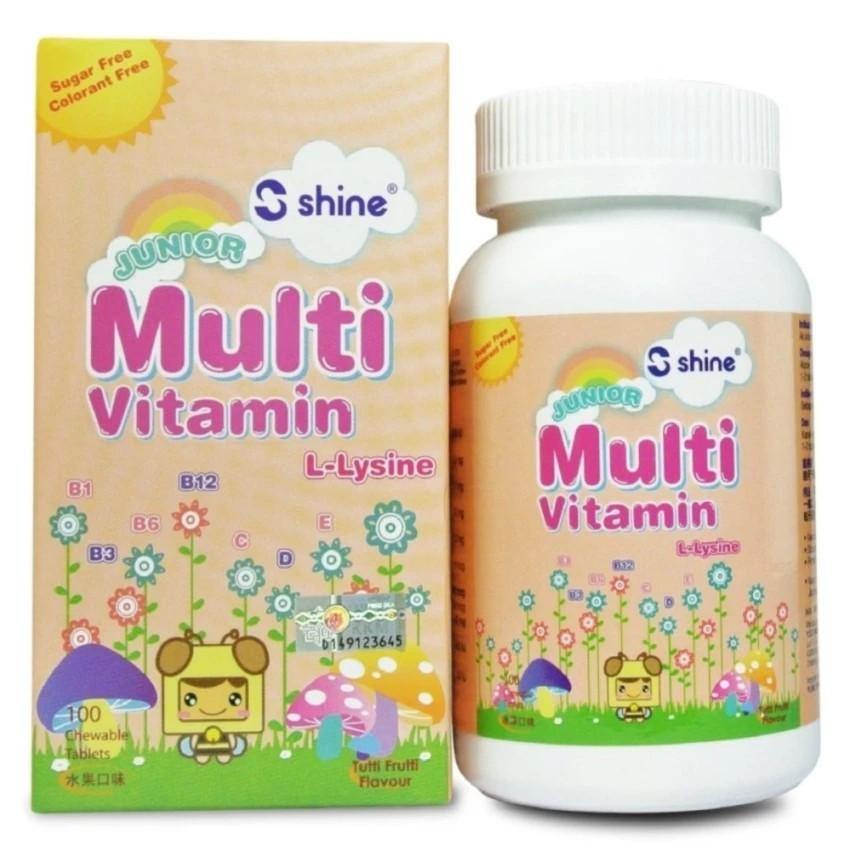 Shine Junior Multivitamin Lysine Tutti-Frutti 100's Best Deals - iRFA.COM