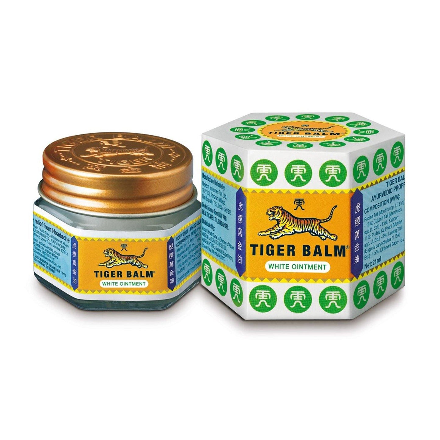 3 X TIGER BALM WHITE OINTMENT For Muscular Pain Relief 19G - iRFA.COM