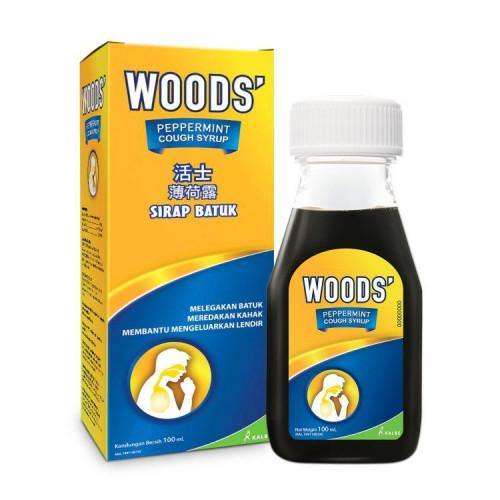 WOOD'S Woods Peppermint Syrup Adult Relief Cough & Sore Throat 100ml - iRFA.COM