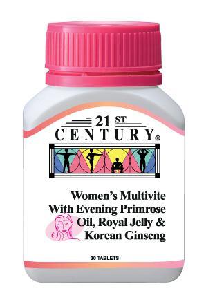 21st Century Women's Multivite With Epo, Royal Jelly & Korean Ginseng 30's - iRFA.COM