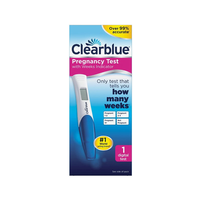 Clear Blue With Weeks Indicator Digital Pregnancy Test Sticks