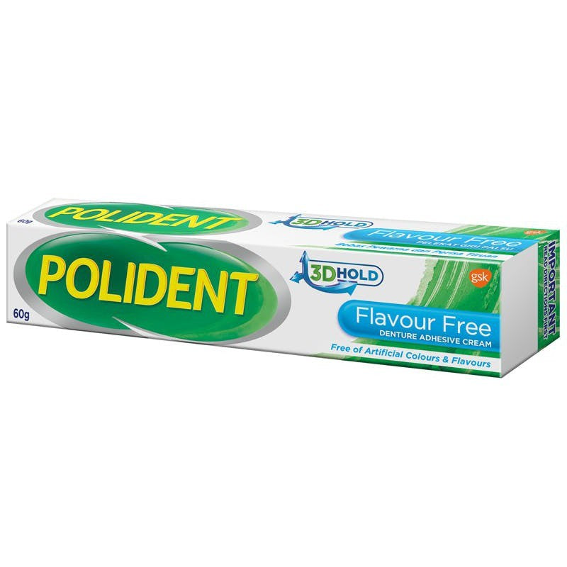 Polident Denture Adhesive Cream Fresh Mint 60g