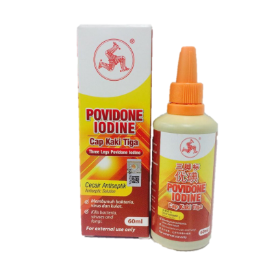 Three Legs Povidone Iodine 60ml - iRFA.COM
