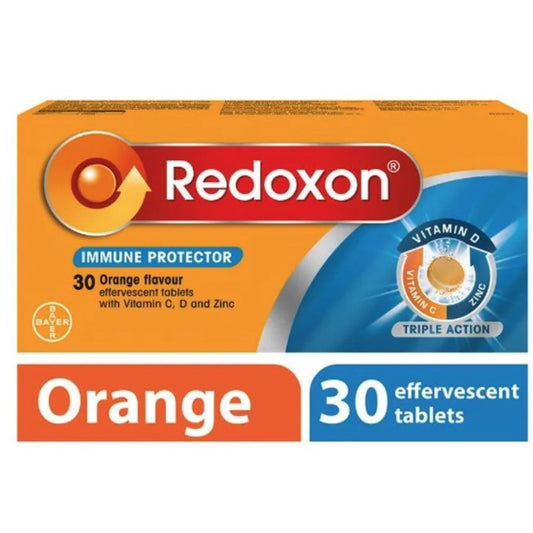 Redoxon Tripple Action Vitamin C + Zinc & Vitamin D 3 Effervescent Tablet 30's