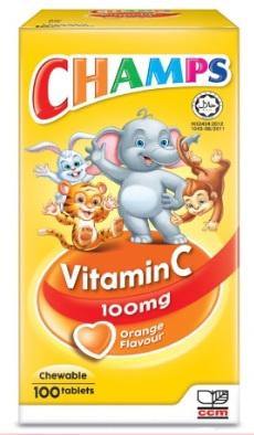 Champs Vitamin C 100mg 100's  - iRFA.COM